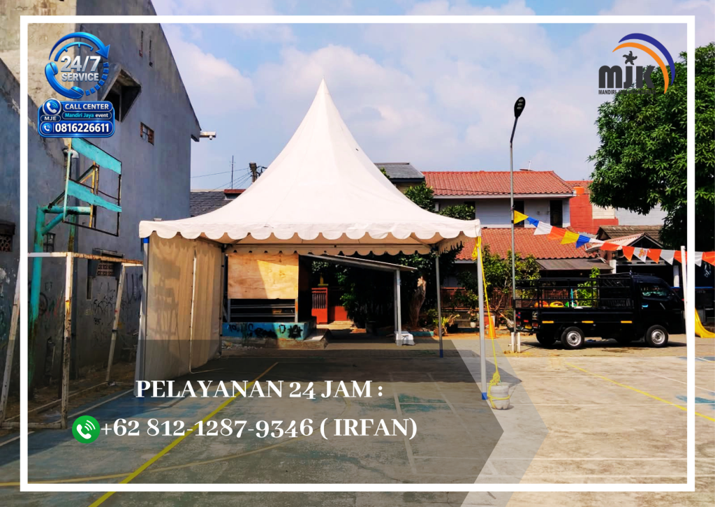 Sewa Tenda sarnafil 5x5m jakarta +62 812-1287-9346 IRFAN