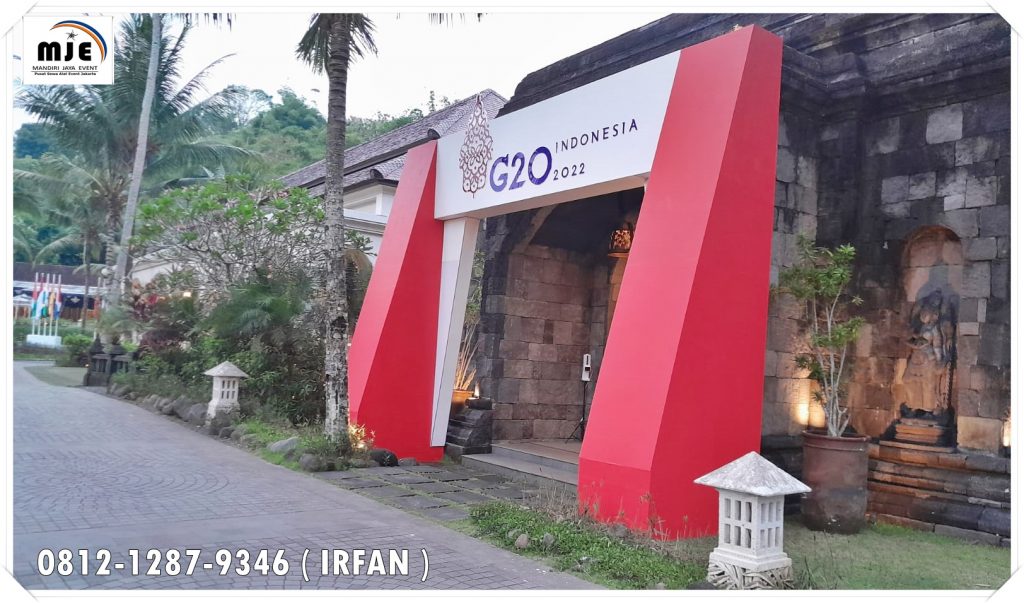 Sewa Gate Gapura Event G20 Kedua Di Pelataran Borobudur Magelang
