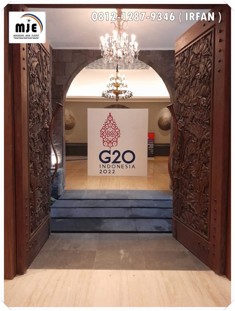 Sewa Gate Gapura Event G20 Kedua Di Pelataran Borobudur Magelang