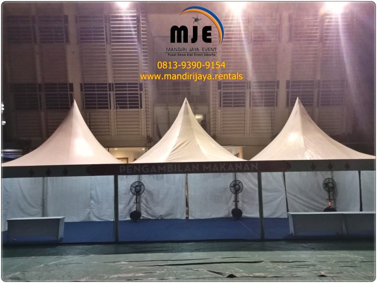 Sewa Tenda Kerucut Posko Mudik Lebaran 2023 Jakarta