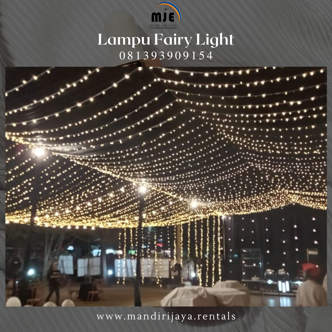Sewa Lampu Fairy Light Kawasan Industri Mitra Karawang