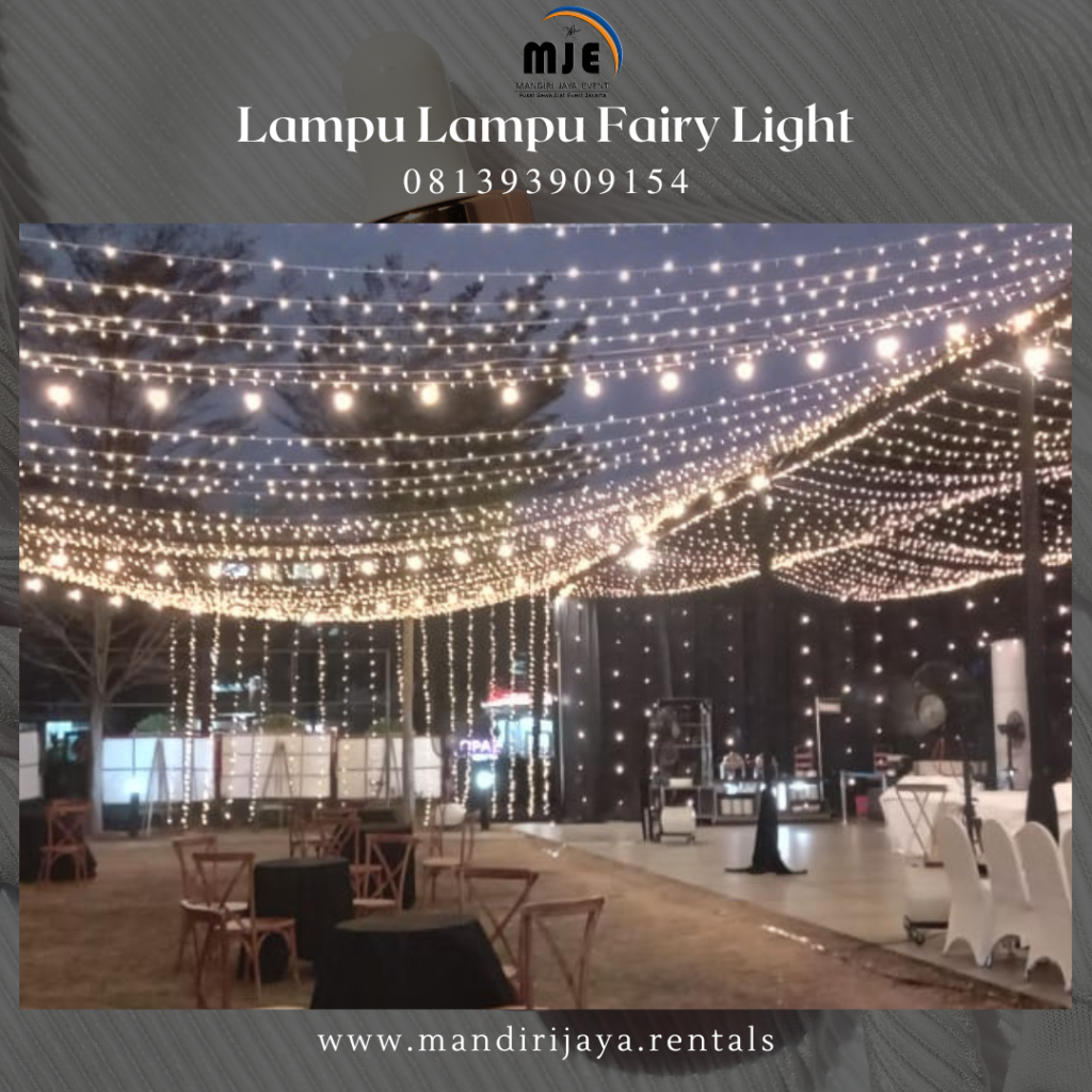 Sewa Lampu Taman Fairy Light Kawasan Industri Gobel Bekasi Jawa Barat