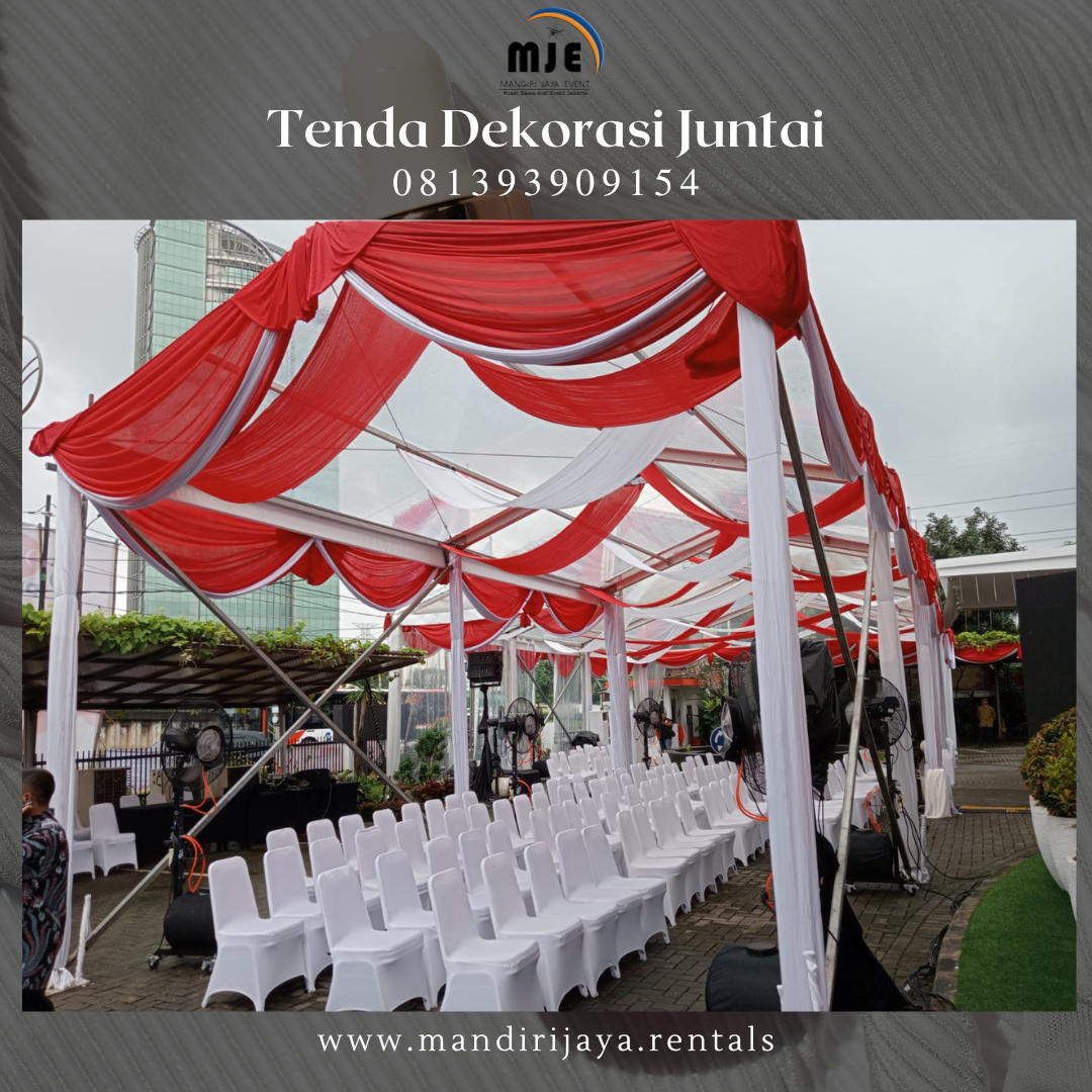 SEWA TENDA DEKORASI KAIN JUNTAI KAWASAN INDUSTRI INDOTAISEI KARAWANG