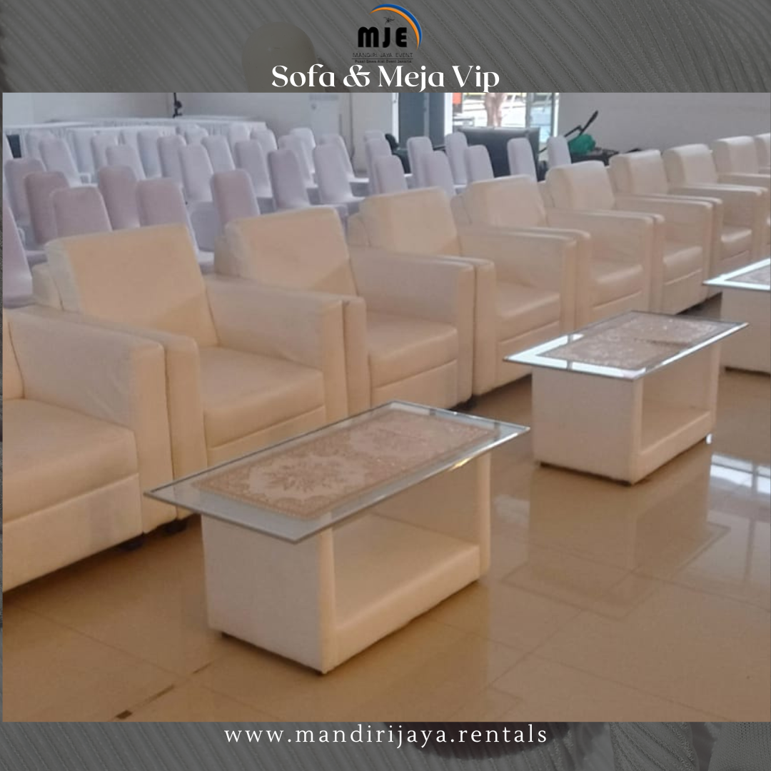 Sewa Sofa Set Meja VIP Periuk Tangerang