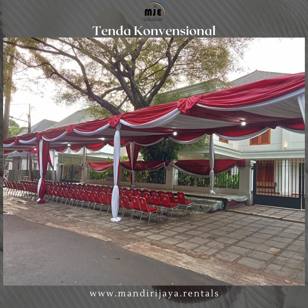 Sewa Tenda Konvensional Dekorasi Serut Kapuk Cengkareng Jakarta Barat