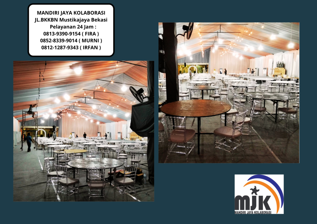 Pusat Sewa Tenda Roder Daerah Jakarta Dekorasi Merah Putih Kerangka Berkualitas