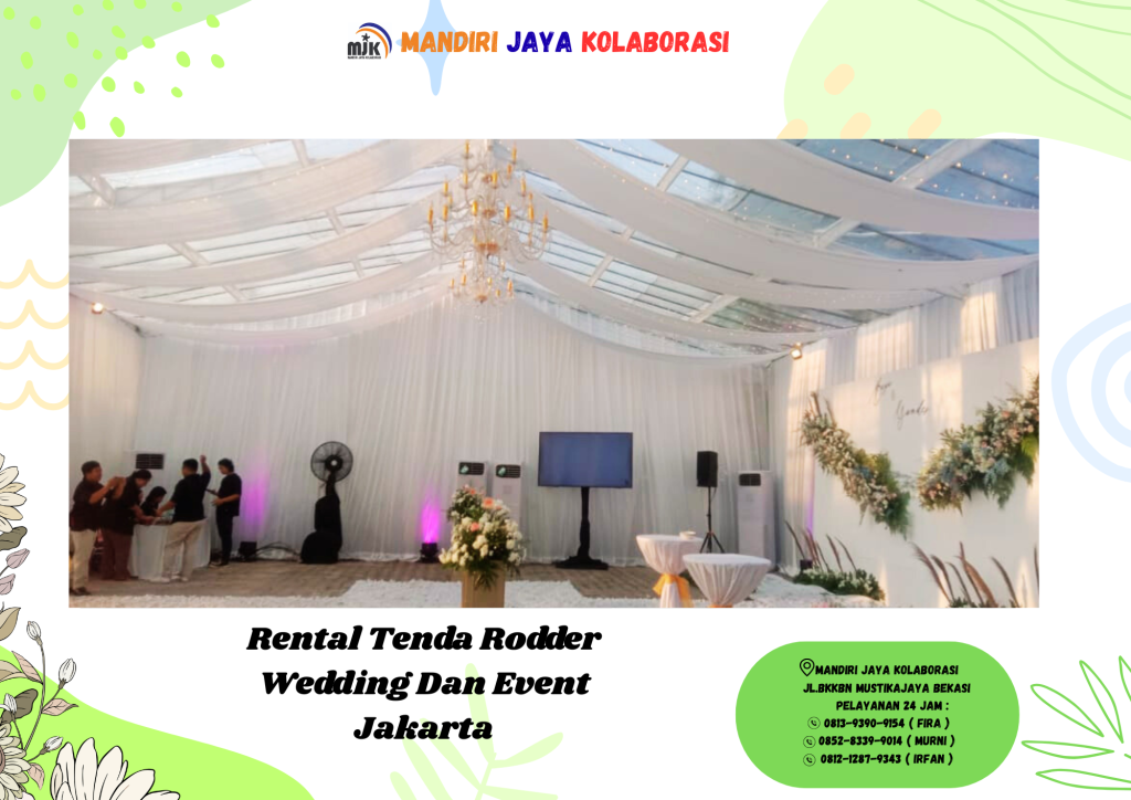 Rental Tenda Rodder Wedding Dan Event Jakarta