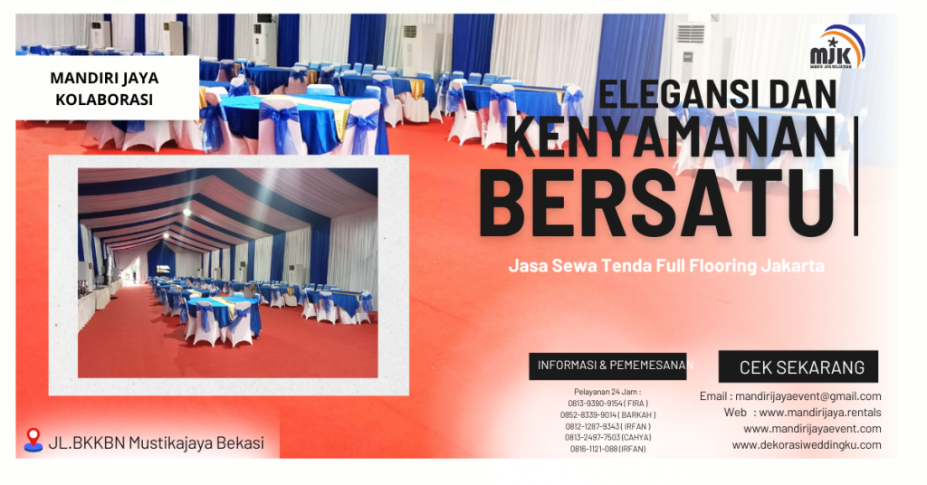 Jasa Sewa Tenda Full Flooring Jakarta