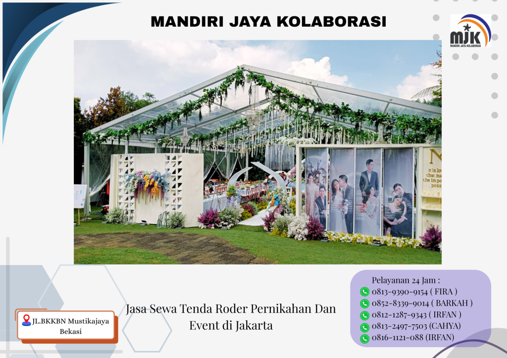 Jasa Sewa Tenda Roder Pernikahan Dan Event di Jakarta