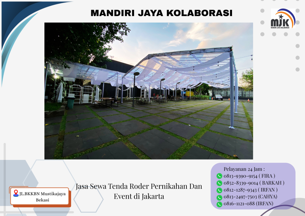 Jasa Sewa Tenda Roder Pernikahan Dan Event di Jakarta