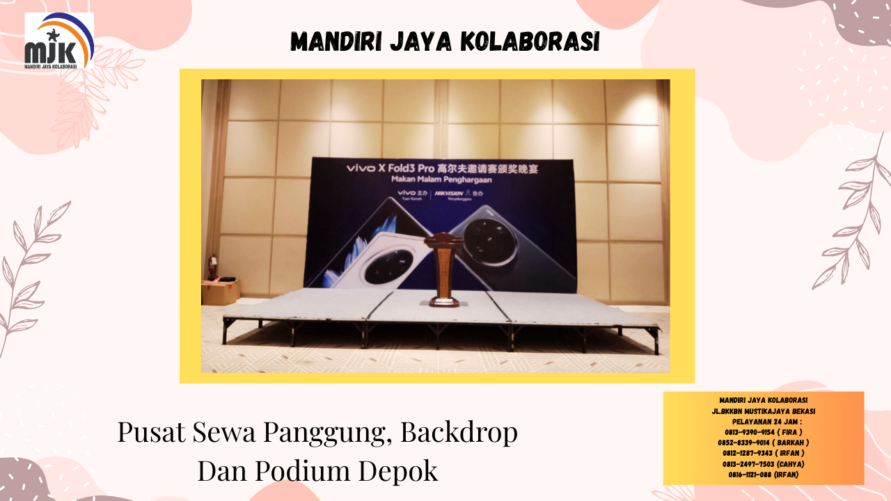 Pusat Sewa Panggung Backdrop Dan Podium Depok – Spesialis Jasa Dekorasi ...