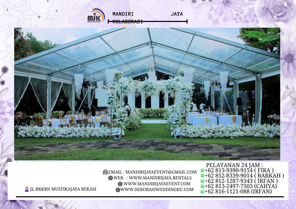Rental Tenda Transparan Type Roder Dan Hanggar Jakarta