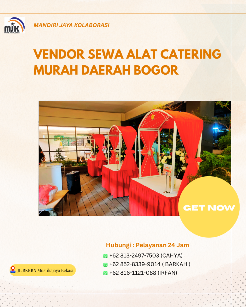 Vendor Sewa Alat Catering Murah Daerah Bogor