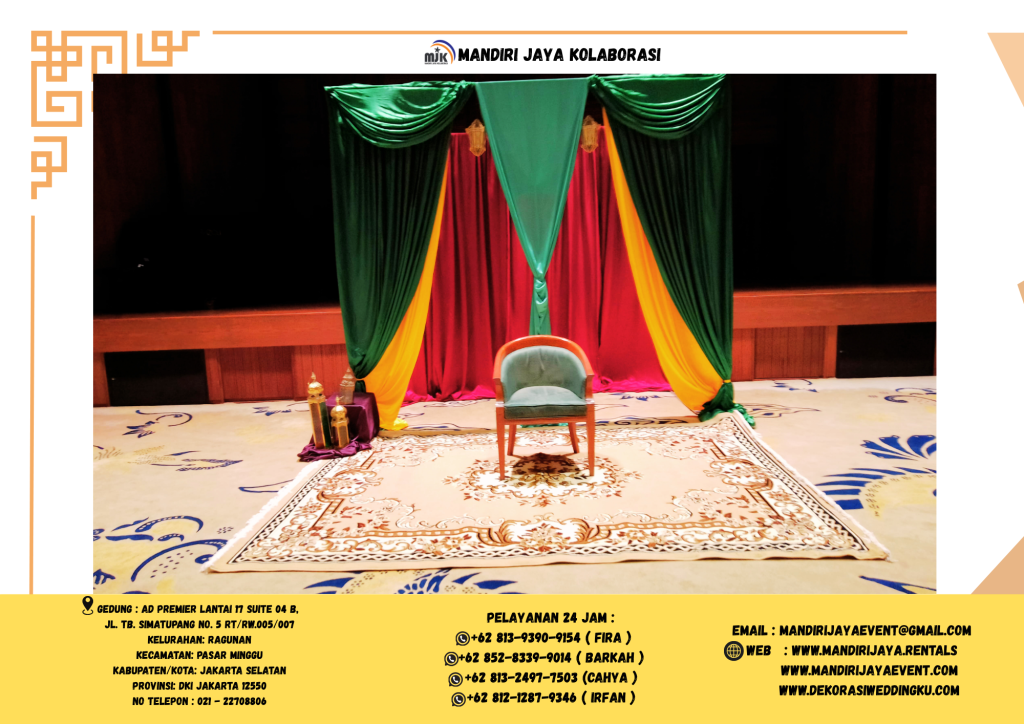 Rental Karpet Tebal Type Permadani Cokelat Area Jakarta