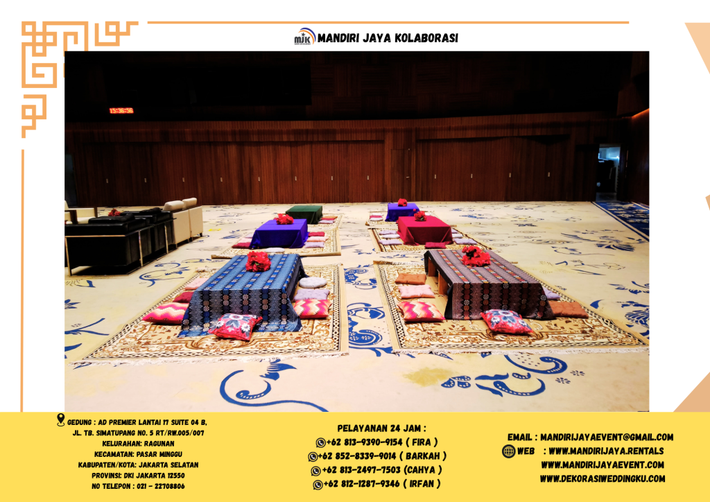 Rental Karpet Tebal Type Permadani Cokelat Area Jakarta