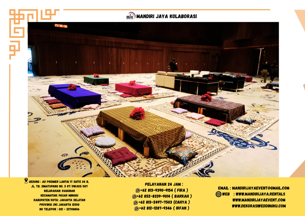 Rental Karpet Tebal Type Permadani Cokelat Area Jakarta