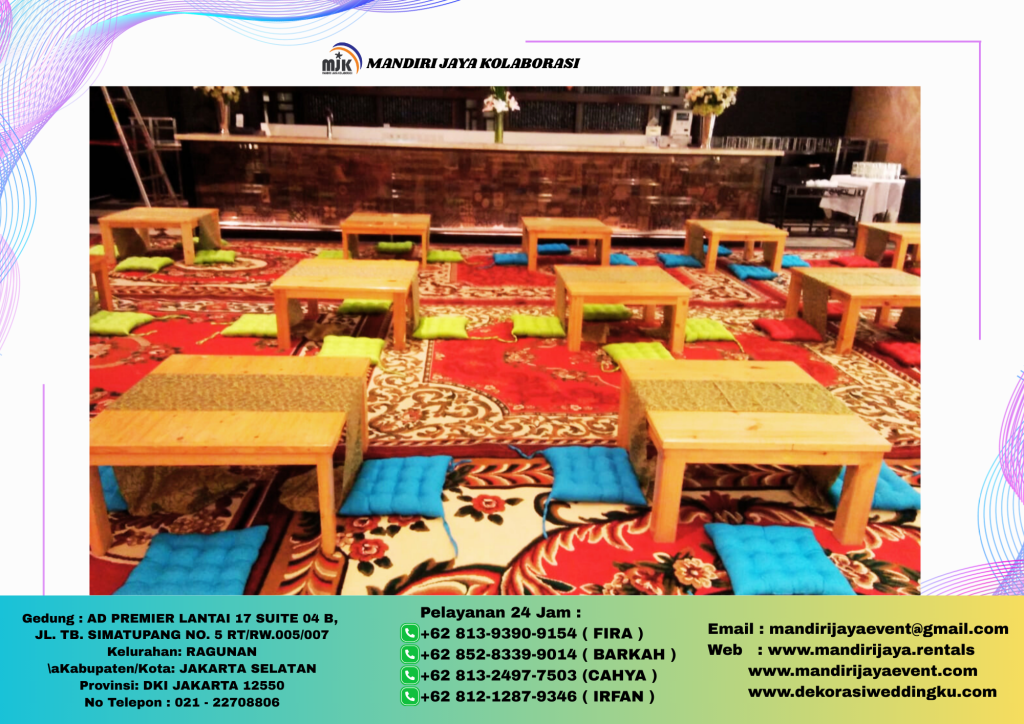 Sewa Karpet Permadani Dan Meja Lesehan Event Ramadhan Jakarta