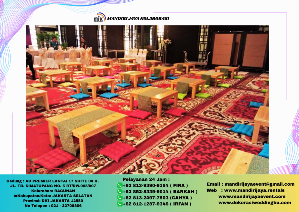 Sewa Karpet Permadani Dan Meja Lesehan Event Ramadhan Jakarta