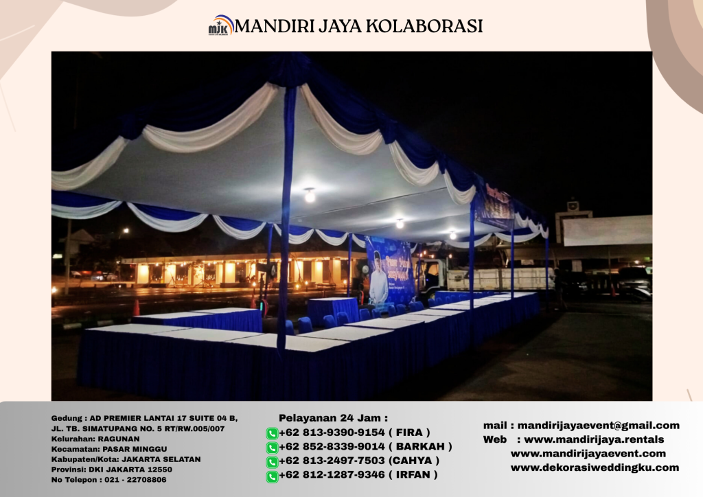 Sewa Tenda Event Ramadhan Type Plafon Area Jakarta