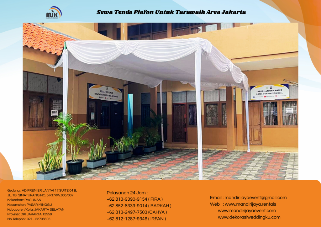 Sewa Tenda Plafon Untuk Tarawaih Area Jakarta