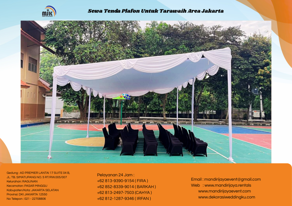 Sewa Tenda Plafon Untuk Tarawaih Area Jakarta