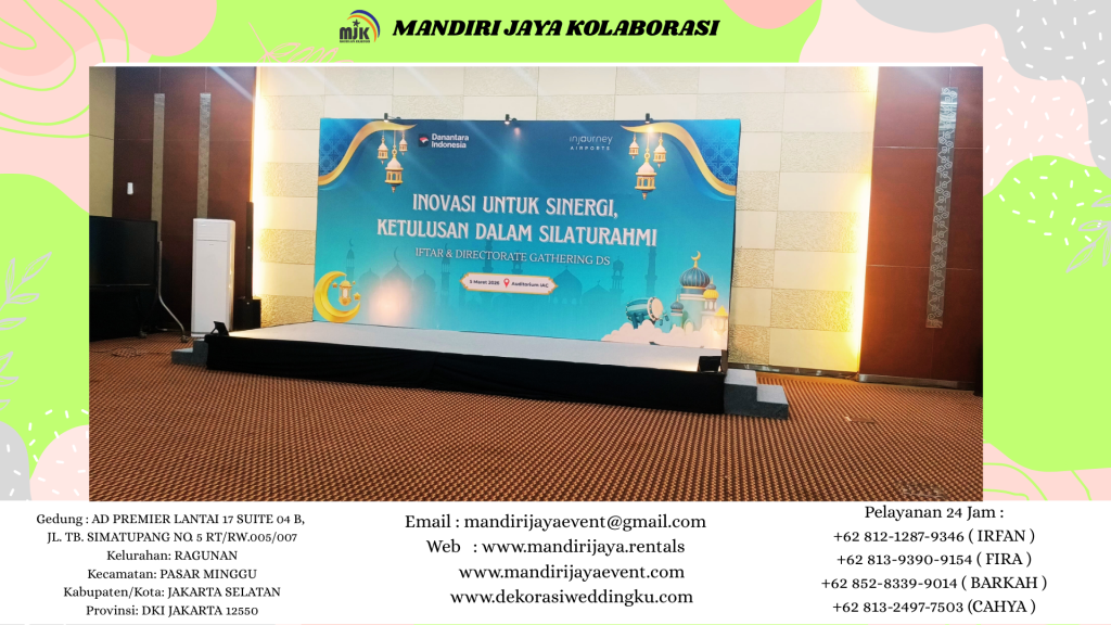 Jasa Sewa Panggung Fin Karpet Buana, Backdrop Flexy Di Tangerang