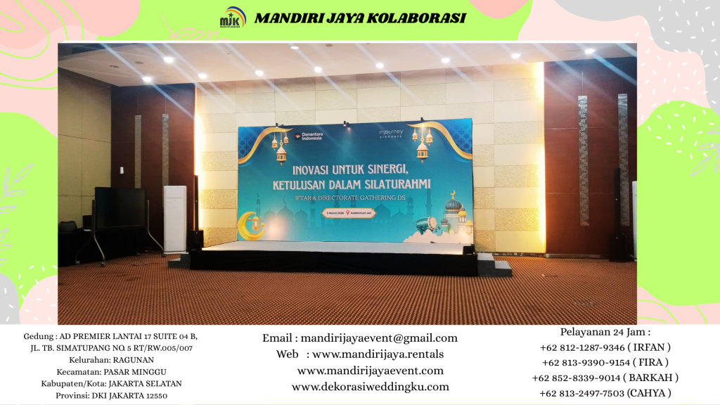 Jasa Sewa Panggung Fin Karpet Buana, Backdrop Flexy Di Tangerang