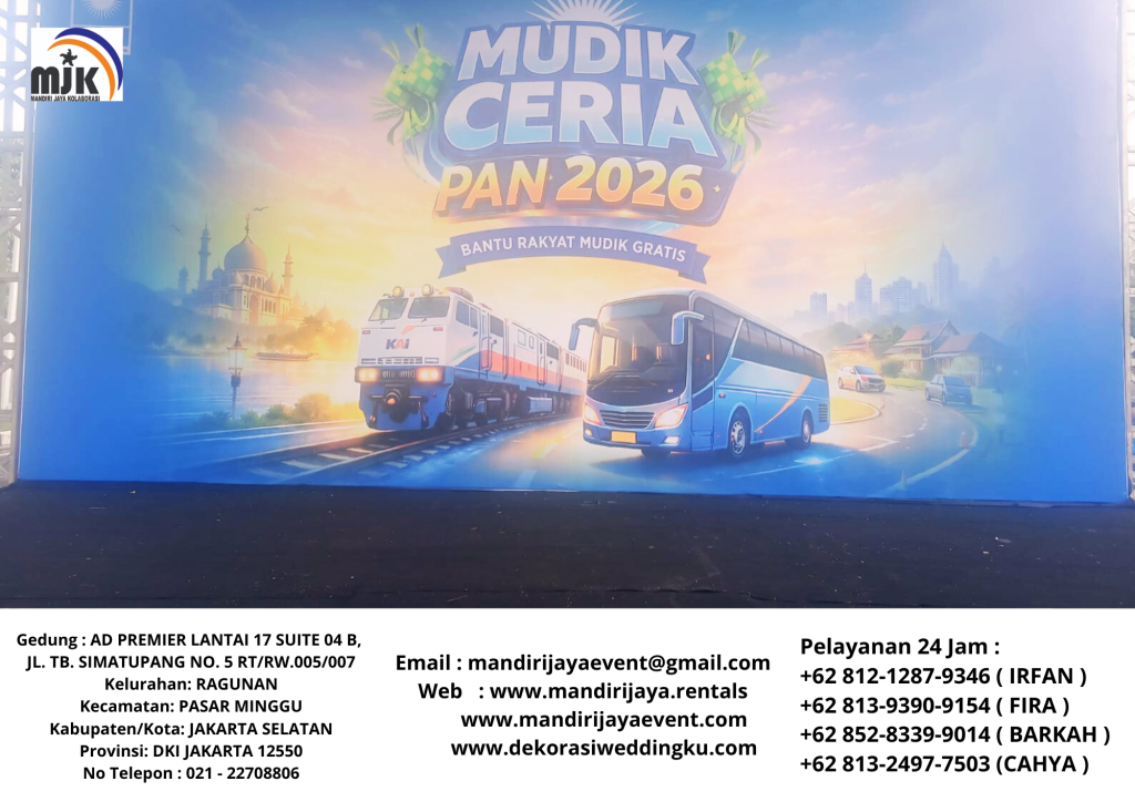 Pusat Sewa Panggung Backdrop Siap Custom Area Jakarta Pusat