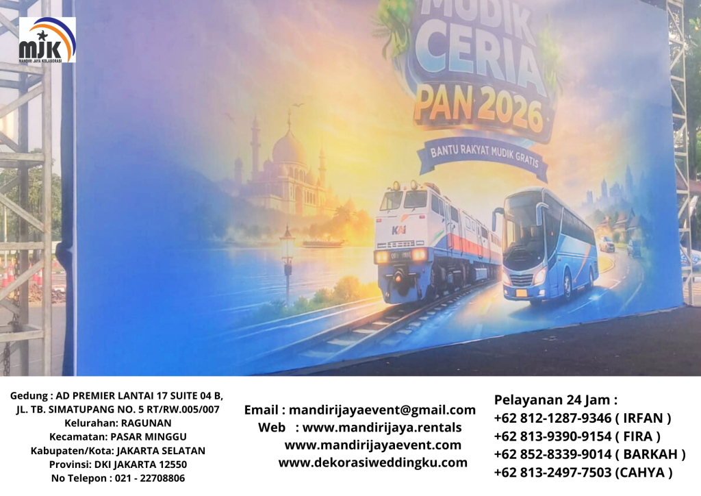 Pusat Sewa Panggung Backdrop Siap Custom Area Jakarta Pusat