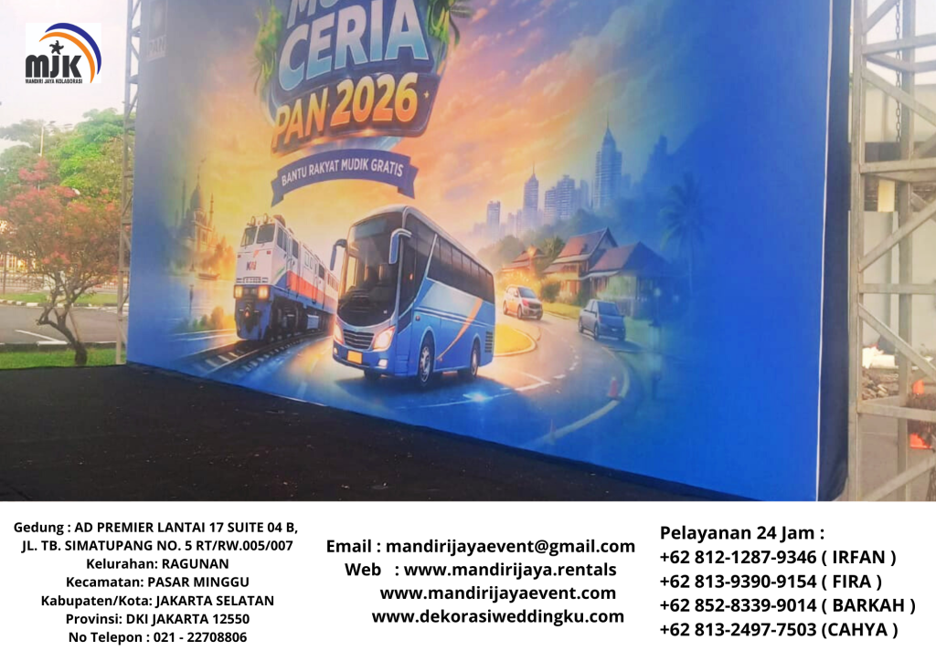 Pusat Sewa Panggung Backdrop Siap Custom Area Jakarta Pusat
