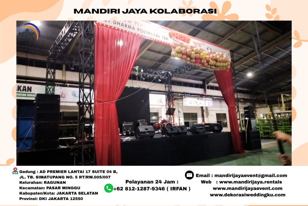 Rental Tenda Dan Panggung Full Dekorasi Area Jakarta
