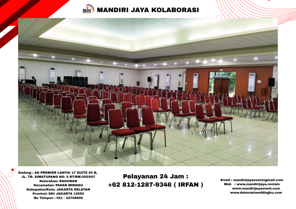 Sewa Kursi Event Polos Dan Bercover Area Jakarta