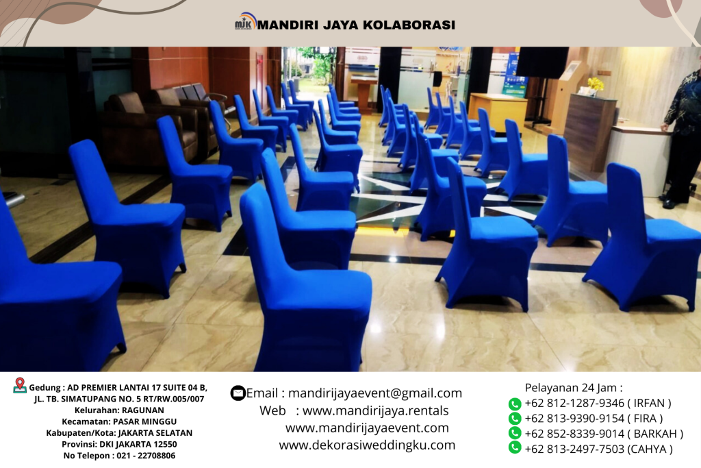 Sewa Kursi Futura Susun Beragam Cover Bersih Stok Banyak Di Jakarta
