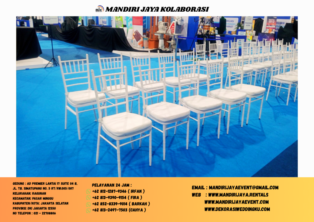 Sewa Kursi Tiffany,Meja Barstool Putih Bogor