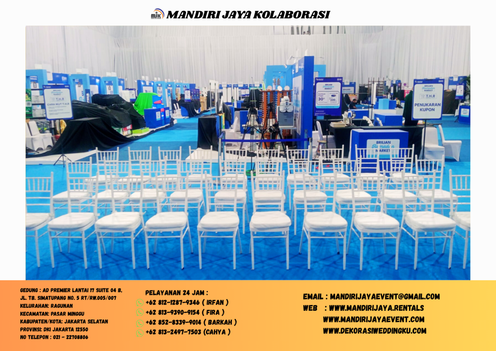 Sewa Kursi Tiffany,Meja Barstool Putih Bogor