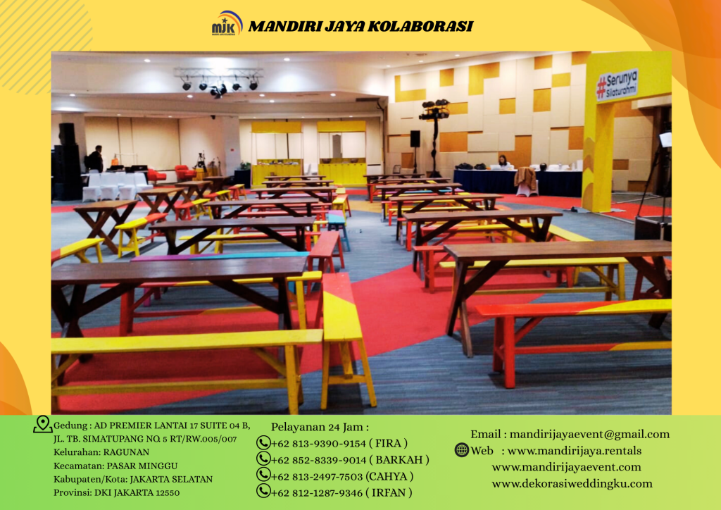 Sewa Meja Bangku Taman Bazar Ramadhan Di Bekasi