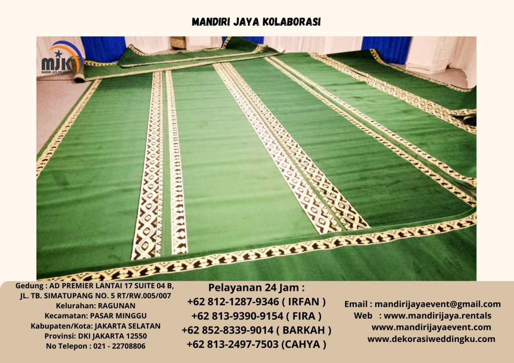 Sewa Sofa Single,Meja Vip Kaca,Karpet sajadah Event Bukber Jakarta