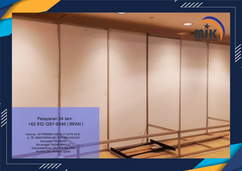 Jasa Sewa Partisi Skat Putih Daerah Cikarang