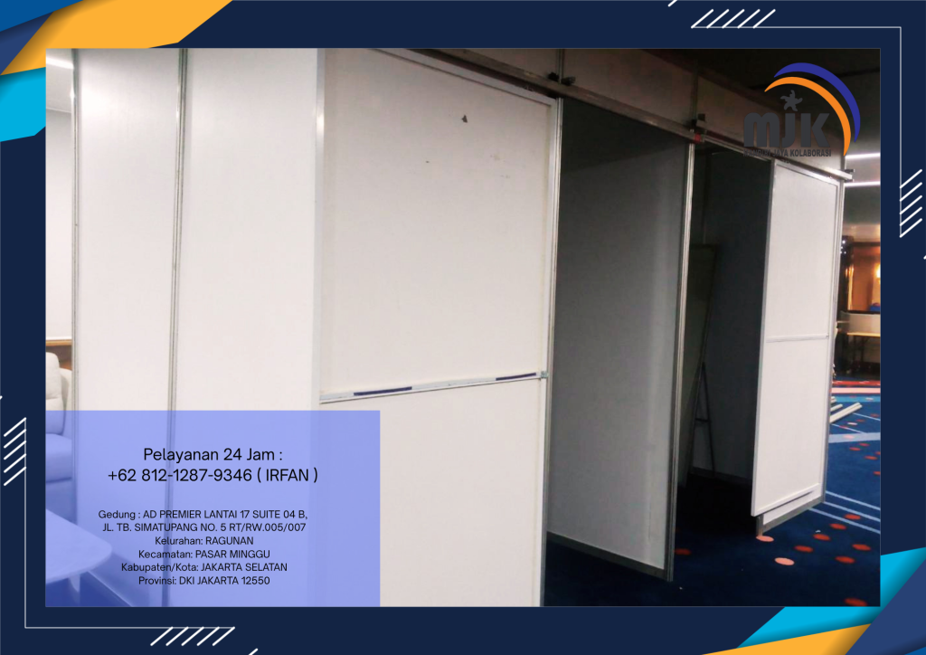 Jasa Sewa Partisi Skat Putih Daerah Cikarang