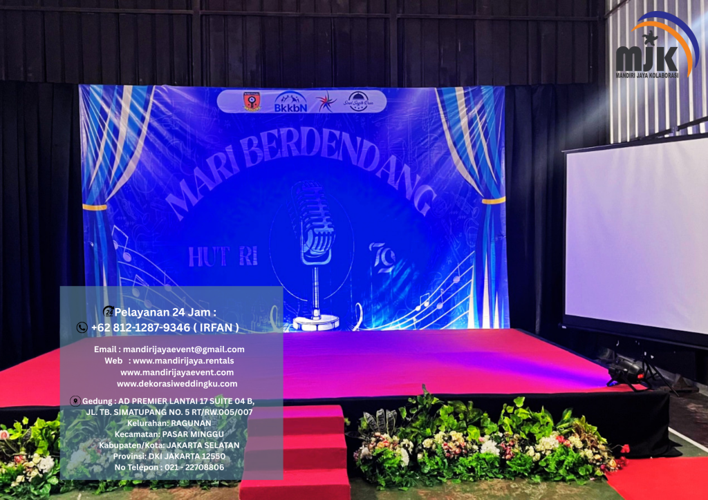 Jasa sewa Backdrop,Panggung,Dekorasi Mini Garden Jakarta
