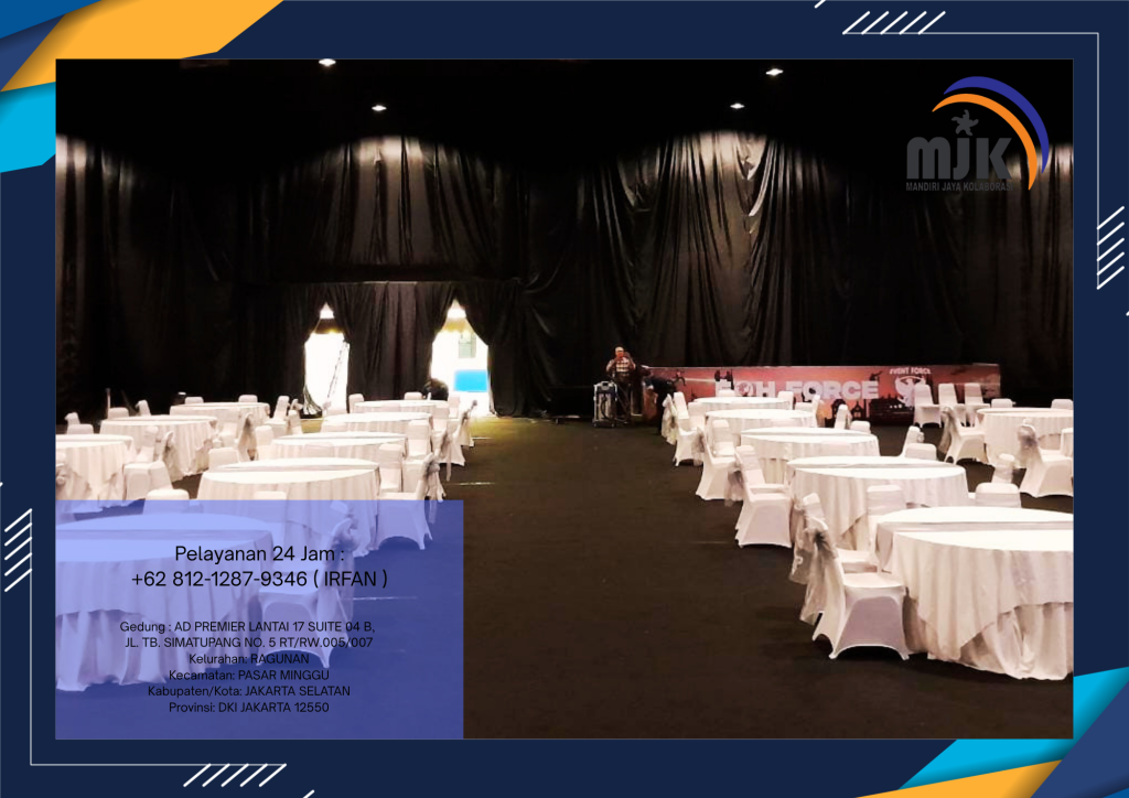 Pusat Sewa Meja Bundar Lengkap Beragam Ukuran Area PIK 2