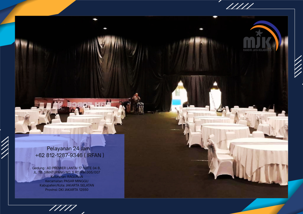 Pusat Sewa Meja Bundar Lengkap Beragam Ukuran Area PIK 2