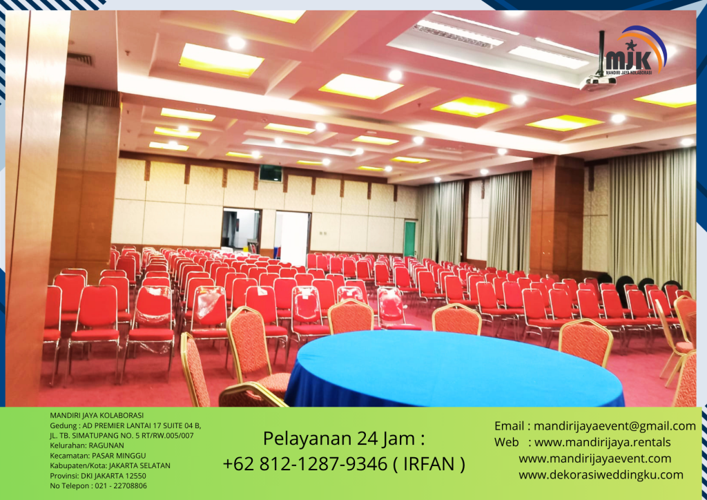 Rental Cover Meja dan Kursi Bersih dan Harum Siap Kirim Jakarta