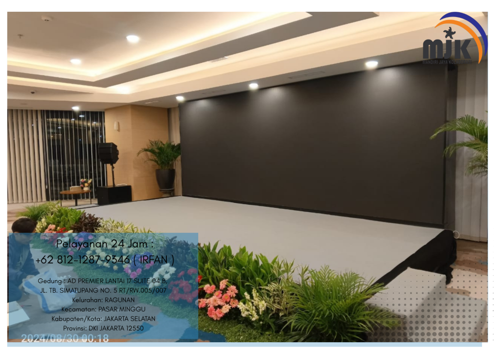 Rental Panggung, Backdrop Mini Garden Bogor
