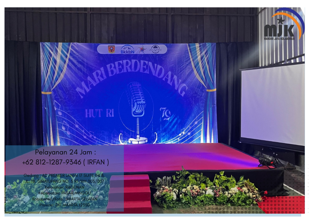 Rental Panggung, Backdrop Mini Garden Bogor