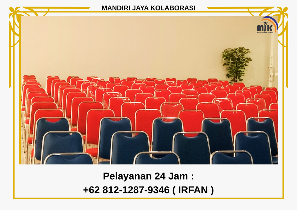 Sewa Kursi Futura Polos Biru & Merah Stainless Kokoh Area BSD