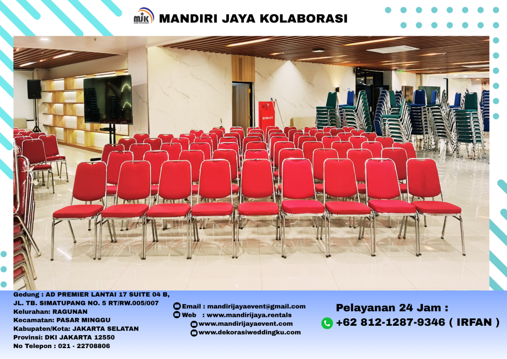 Sewa Kursi Futura Type FTR405 Polos Stainless Kokoh Area Pik Jakara