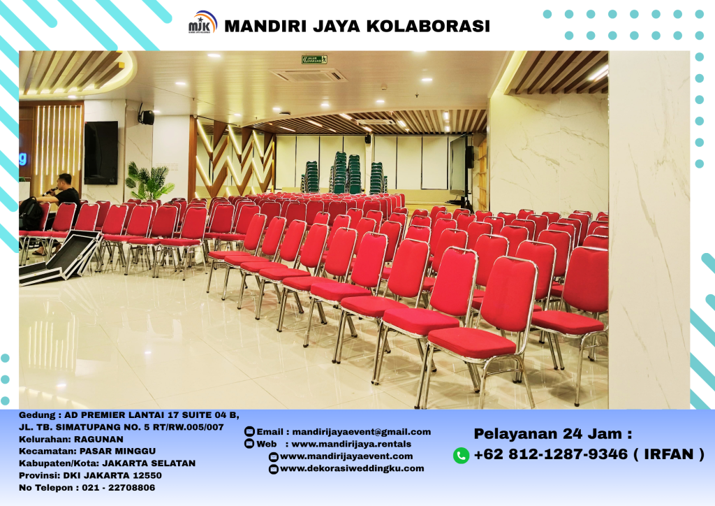 Sewa Kursi Futura Type FTR405 Polos Stainless Kokoh Area Pik Jakara