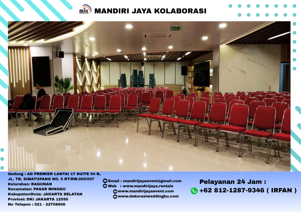 Sewa Kursi Futura Type FTR405 Polos Stainless Kokoh Area Pik Jakara