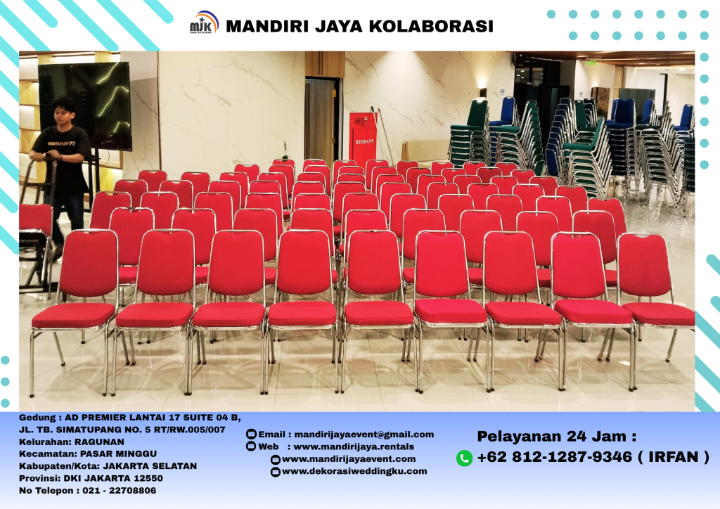 Sewa Kursi Futura Type FTR405 Polos Stainless Kokoh Area Pik Jakara